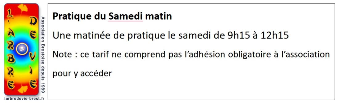 1 Pratique du Samedi matin